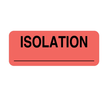 Nevs Isolation 7/8" x 2-1/4" Flr Red w/Black N-1953